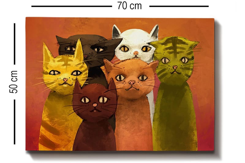 Decoratiivinen Canvas-taulu 50x70 - Sisustustuotteet - Taulu & taide - Canvas-taulu