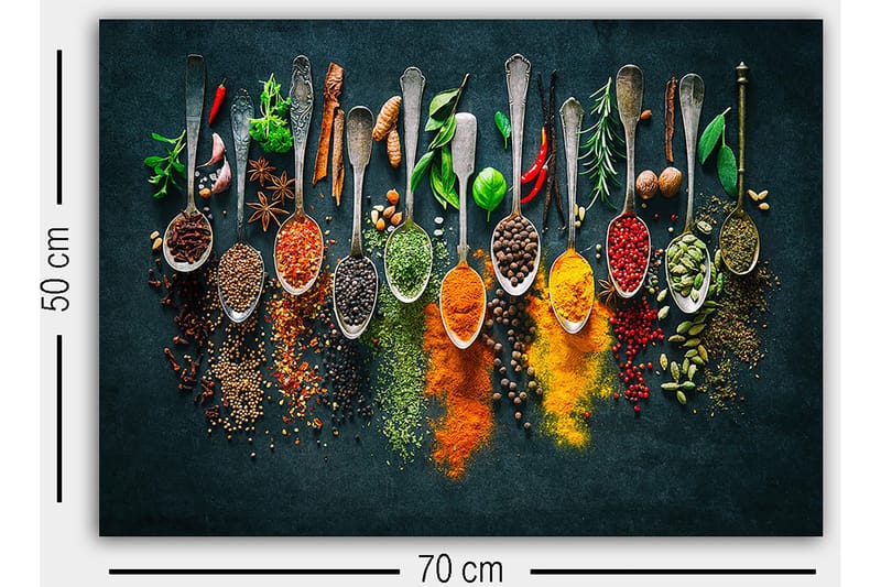 Decoratiivinen Canvas-taulu 50x70 - Sisustustuotteet - Taulu & taide - Canvas-taulu