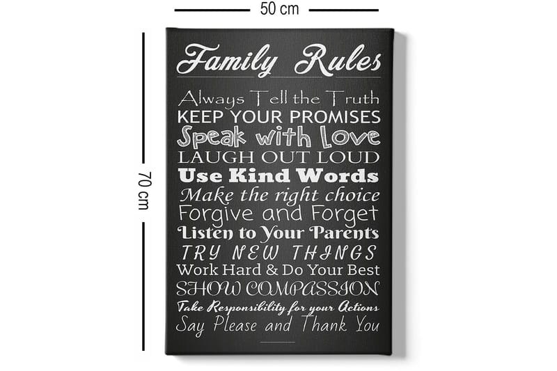 Decoratiivinen Canvas-taulu 50x70 - Sisustustuotteet - Taulu & taide - Canvas-taulu