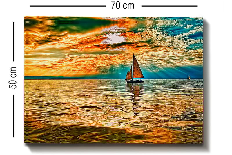 Decoratiivinen Canvas-taulu 50x70 - Sisustustuotteet - Taulu & taide - Canvas-taulu