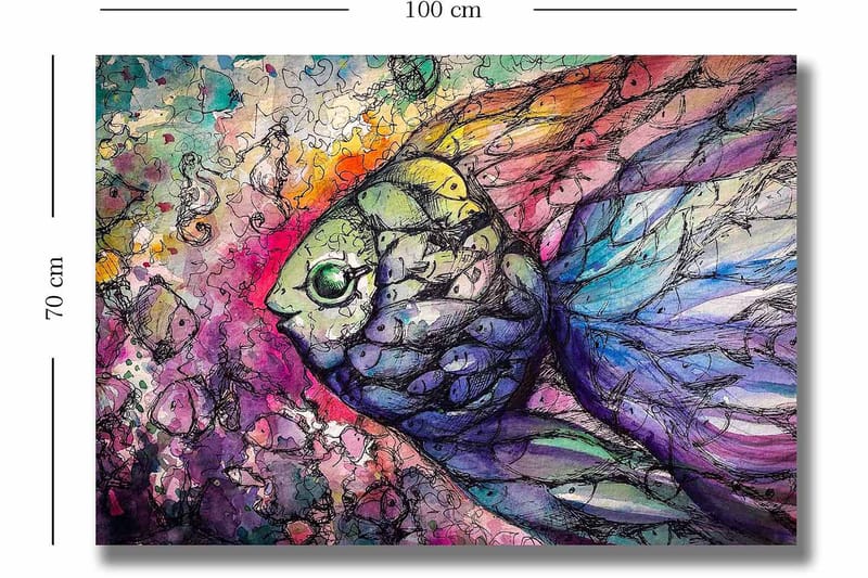 Decoratiivinen Canvas-taulu 70x100 - Sisustustuotteet - Taulu & taide - Canvas-taulu