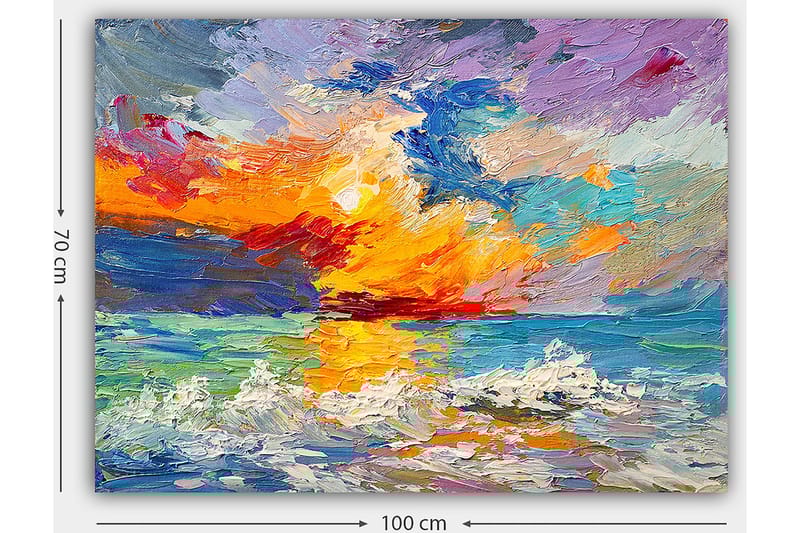 Decoratiivinen Canvas-taulu 70x100 - Sisustustuotteet - Taulu & taide - Canvas-taulu