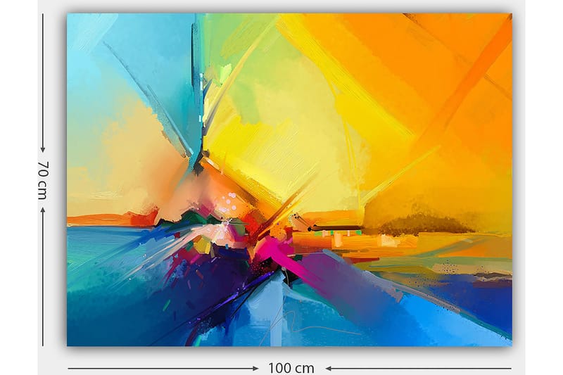 Decoratiivinen Canvas-taulu 70x100 - Sisustustuotteet - Taulu & taide - Canvas-taulu