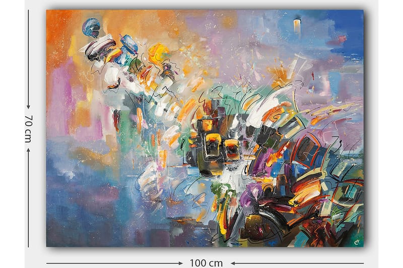 Decoratiivinen Canvas-taulu 70x100 - Sisustustuotteet - Taulu & taide - Canvas-taulu