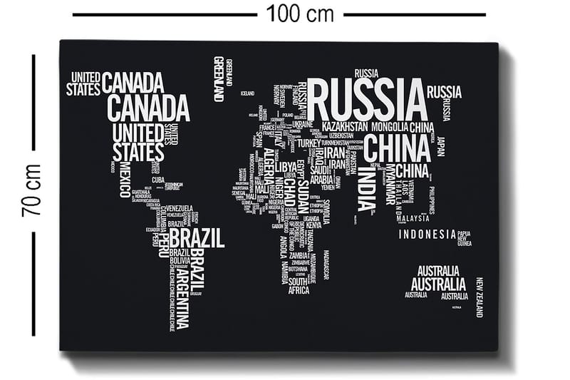 Decoratiivinen Canvas-taulu 70x100 - Sisustustuotteet - Taulu & taide - Canvas-taulu