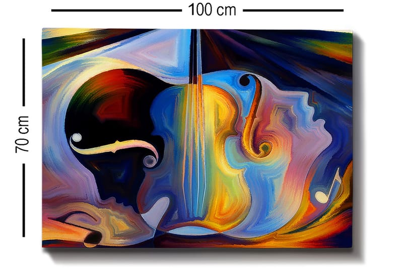 Decoratiivinen Canvas-taulu 70x100 - Sisustustuotteet - Taulu & taide - Canvas-taulu