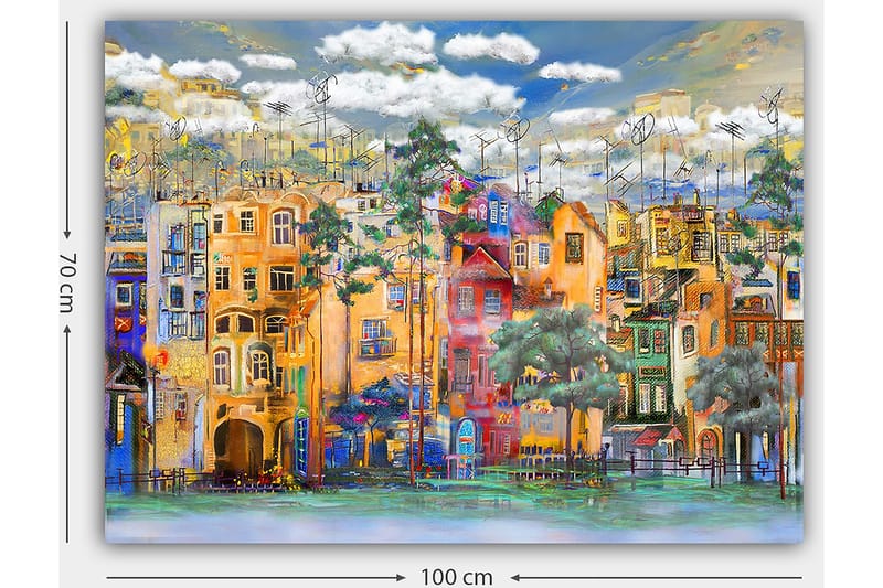 Decoratiivinen Canvas-taulu 70x100 - Sisustustuotteet - Taulu & taide - Canvas-taulu