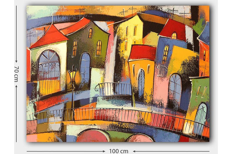 Decoratiivinen Canvas-taulu 70x100 - Sisustustuotteet - Taulu & taide - Canvas-taulu