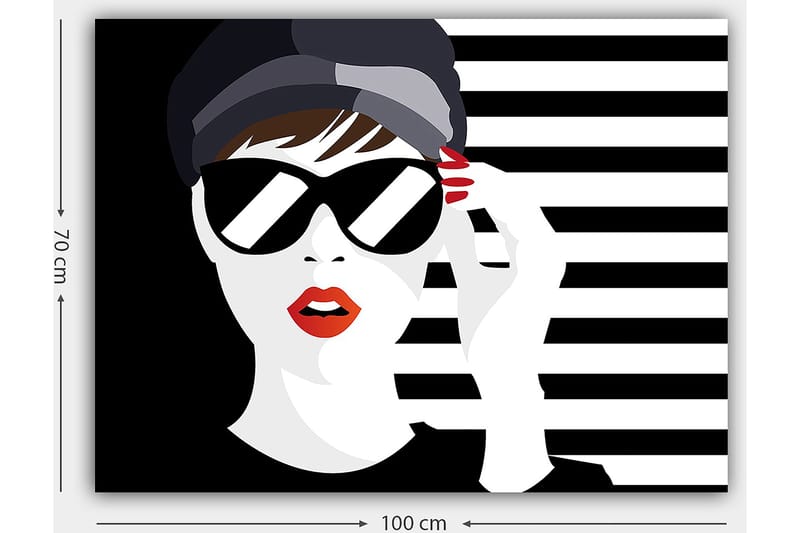 Decoratiivinen Canvas-taulu 70x100 - Sisustustuotteet - Taulu & taide - Canvas-taulu