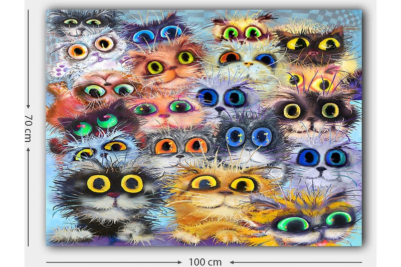 Decoratiivinen Canvas-taulu 70x100 - Sisustustuotteet - Taulu & taide - Canvas-taulu