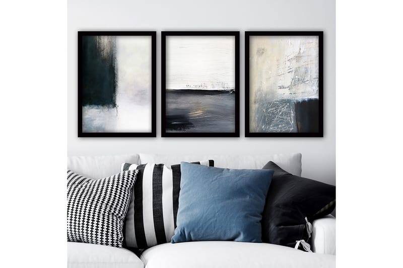 Decoratiivinen Kehystetty Taulu (3 osaa) 35x45, undefined