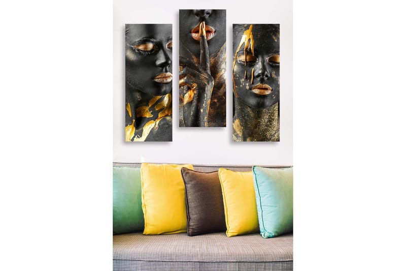 Decoratiivinen MDF-taulu (3 osaa) 20x50, undefined