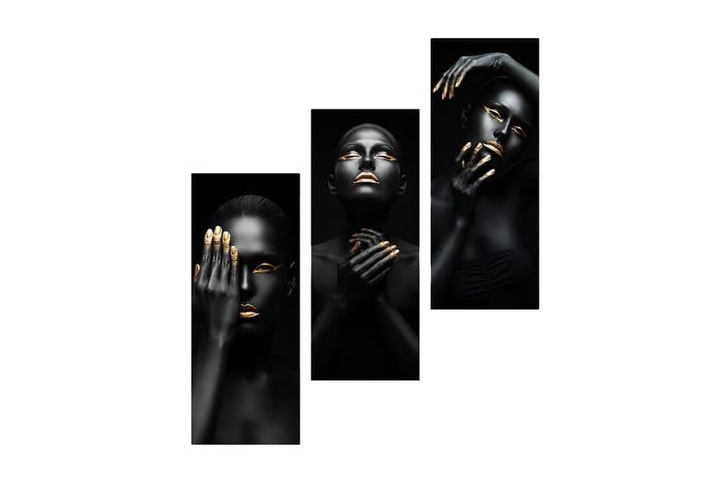 Decoratiivinen MDF-taulu (3 osaa) 20x50, undefined