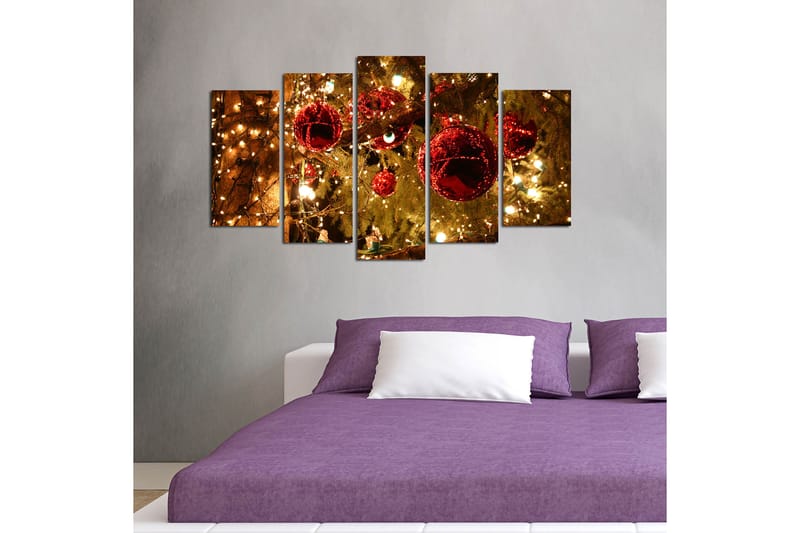 Decoratiivinen MDF-taulu (5 osaa) 20x60 - Sisustustuotteet - Taulu & taide - Canvas-taulu