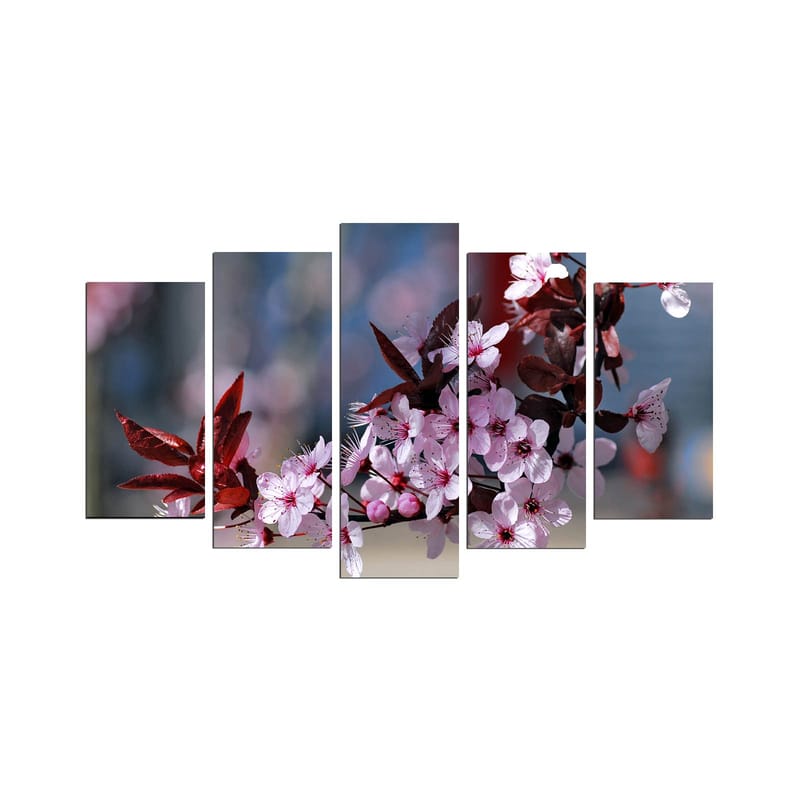 Decoratiivinen MDF-taulu (5 osaa) 20x60, undefined