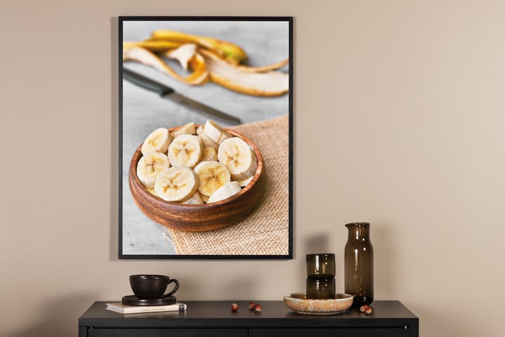 Juliste Banana 50x70 cm - Keltainen - Juliste