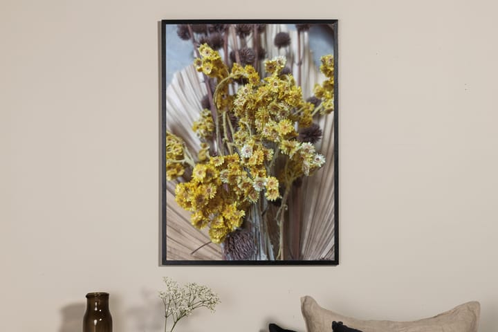 Juliste Bouquet 50x70 cm - Vihreä/Keltainen - Juliste