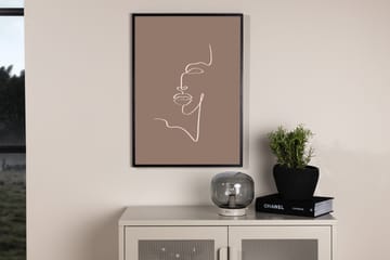 Juliste Siluette 50x70 cm - Ruskea - Sisustustuotteet - Taulu & taide - Juliste