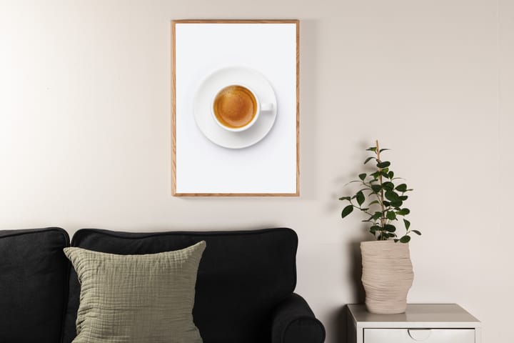 Juliste Skimmed coffee 21x30 cm - Ruskea/Valkoinen - Juliste