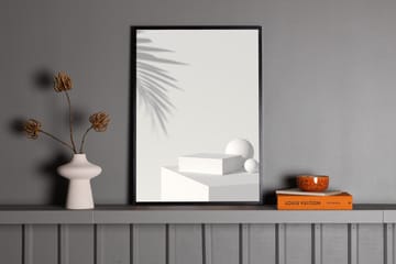 Juliste White Box 70x100 cm - Beige - Sisustustuotteet - Taulu & taide - Juliste