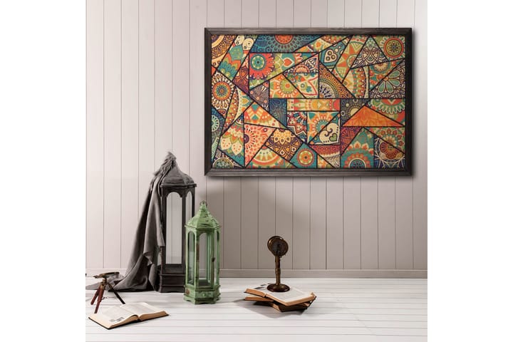 Colourful Mosaic Abstrakti/Colourful Monivärinen - 70x50 cm - Juliste