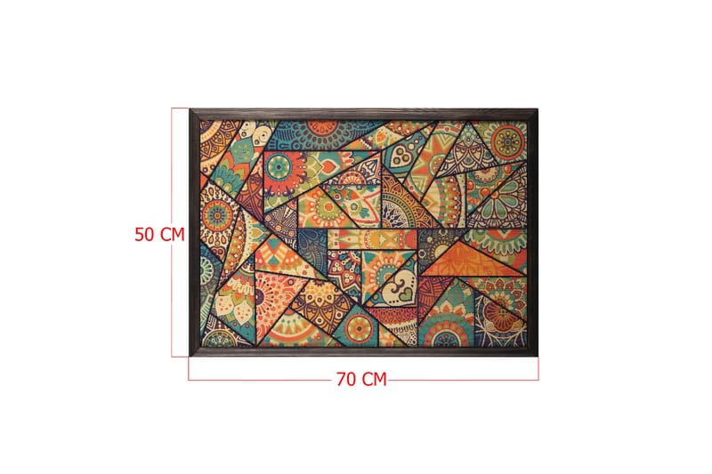 Colourful Mosaic Abstrakti/Colourful Monivärinen - 70x50 cm - Sisustustuotteet - Taulu & taide - Juliste