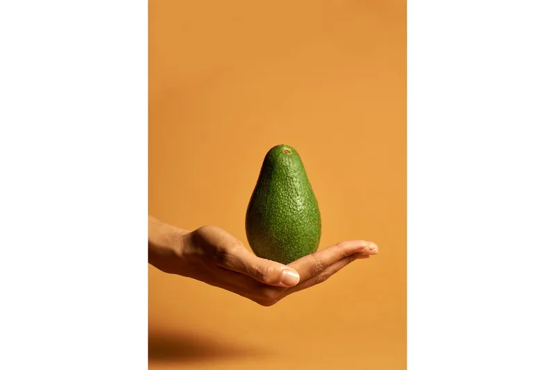 Juliste Avocado 21x30 cm, Oranssi/Vihreä