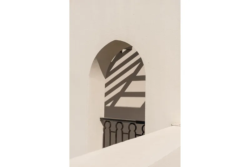 Juliste Balcony 30x40 cm, Valkoinen