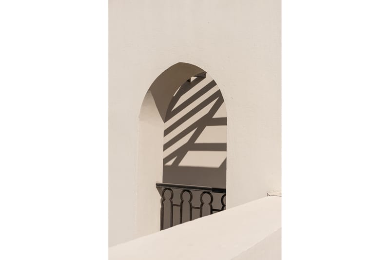 Juliste Balcony 50x70 cm - Valkoinen - Sisustustuotteet - Taulu & taide - Juliste