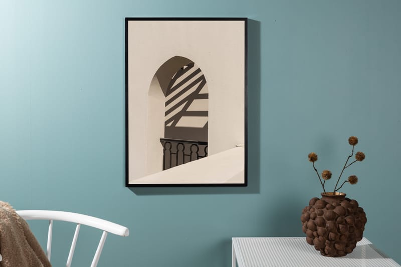Juliste Balcony 50x70 cm - Valkoinen - Sisustustuotteet - Taulu & taide - Juliste