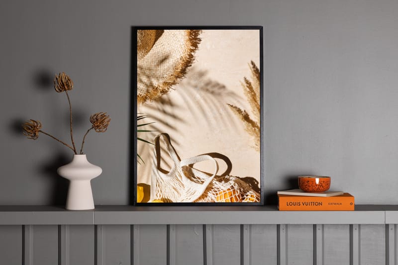 Juliste Beach 30x40 cm - Beige - Sisustustuotteet - Taulu & taide - Juliste