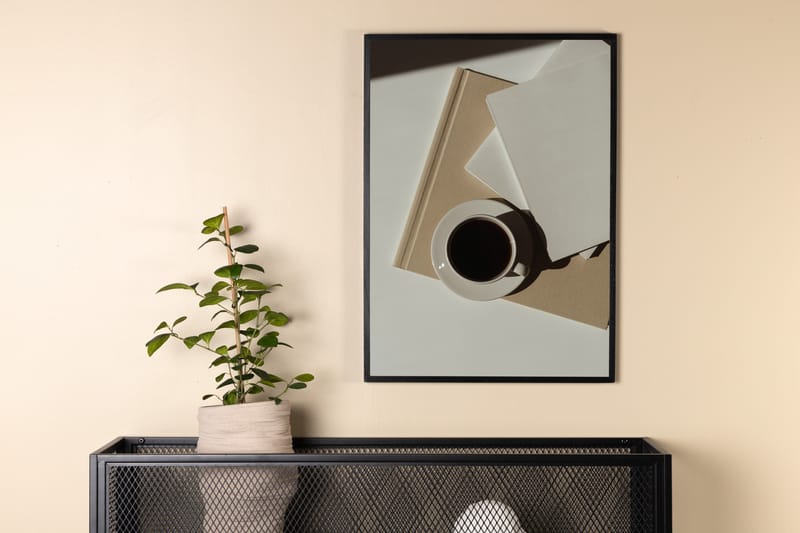 Juliste Coffee 50x70 cm - Valkoinen - Juliste