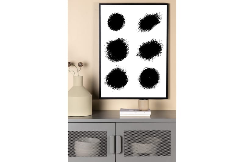Juliste Dots 50x70 cm - Valkoinen - Sisustustuotteet - Taulu & taide - Juliste