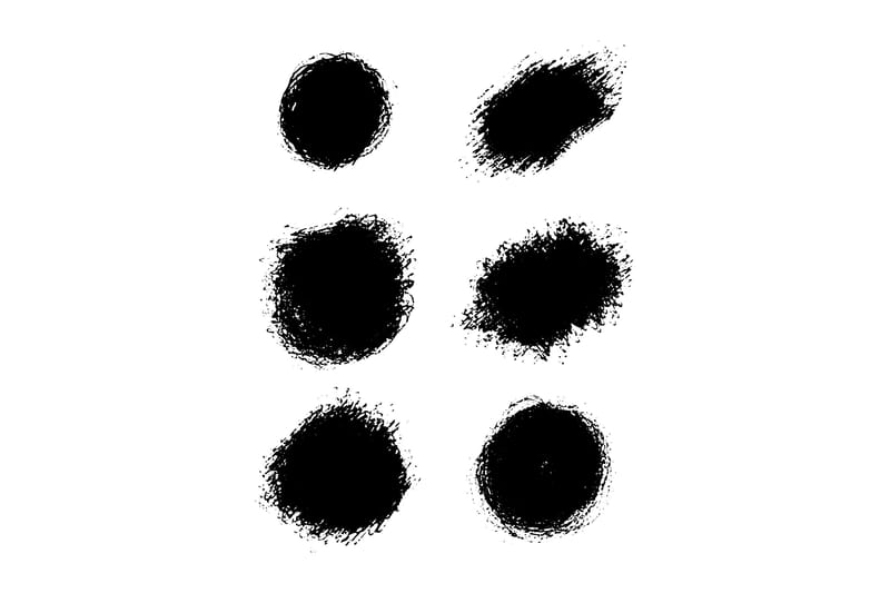 Juliste Dots 50x70 cm, Valkoinen