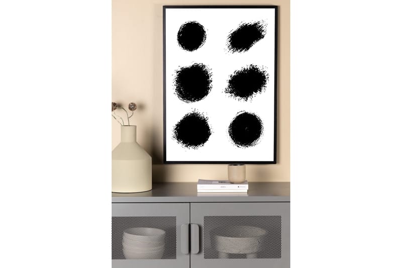 Juliste Dots 50x70 cm - Valkoinen - Sisustustuotteet - Taulu & taide - Juliste
