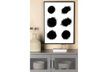 Juliste Dots 70x100 cm - Valkoinen - Sisustustuotteet - Taulu & taide - Juliste