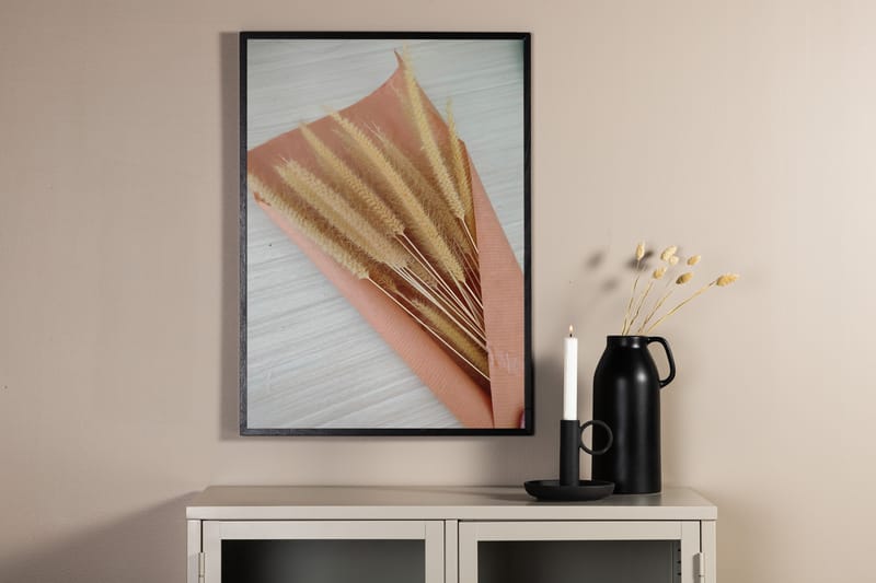 Juliste Dry flowers 30x40 cm - Roosa/Beige - Sisustustuotteet - Taulu & taide - Juliste