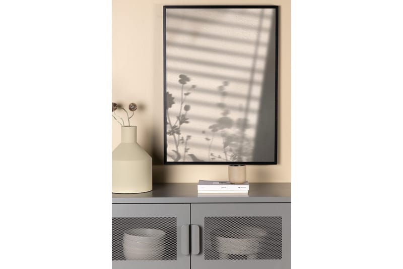Juliste Flower Shadow 70x100 cm - Valkoinen - Sisustustuotteet - Taulu & taide - Juliste