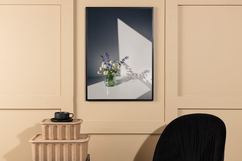 Juliste Flowers 50x70 cm - Valkoinen - Sisustustuotteet - Taulu & taide - Juliste