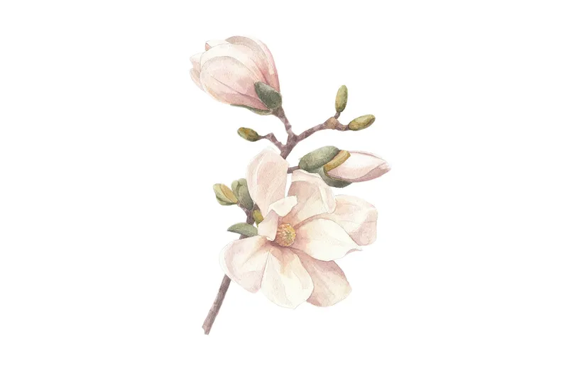 Juliste Hand made 30x40 cm, Roosa/Valkoinen