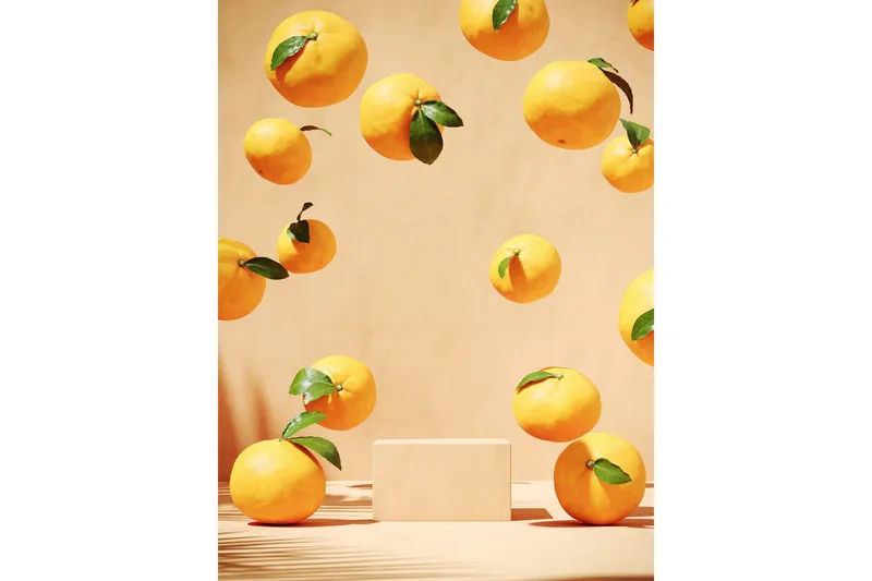 Juliste Lemons 30x40 cm, Beige