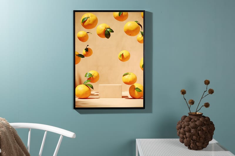 Juliste Lemons 70x100 cm - Beige - Sisustustuotteet - Taulu & taide - Juliste