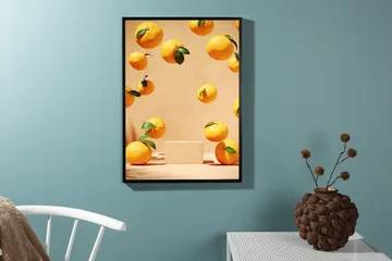 Juliste Lemons 70x100 cm - Beige - Sisustustuotteet - Taulu & taide - Juliste