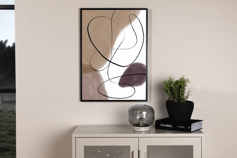 Juliste Lines 30x40 cm - Beige - Sisustustuotteet - Taulu & taide - Juliste