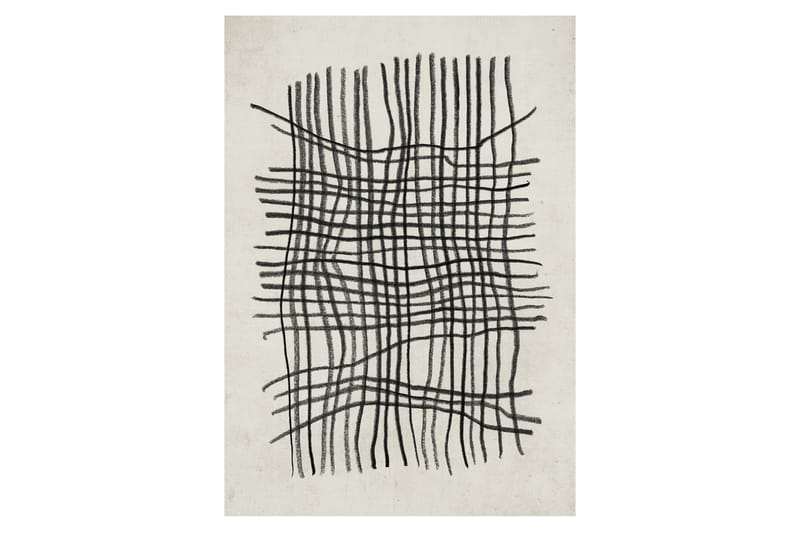 Juliste Linework 50x70 cm - Beige/Musta - Sisustustuotteet - Taulu & taide - Juliste