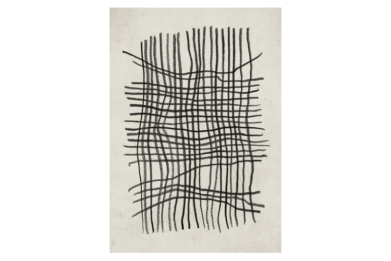 Juliste Linework 70x100 cm - Beige/Musta - Sisustustuotteet - Taulu & taide - Juliste