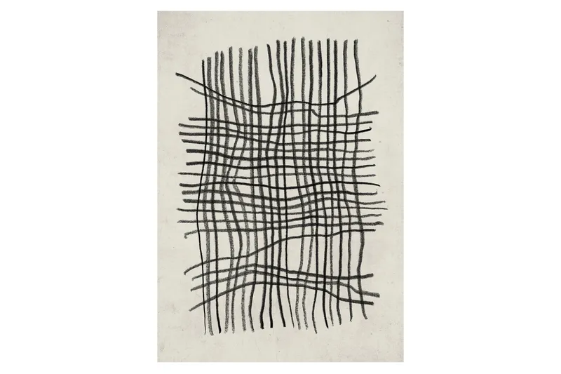 Juliste Linework 70x100 cm, Beige/Musta