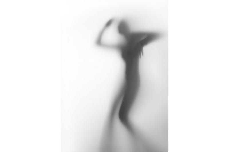 Juliste Manshade 21x30 cm, Musta/Valkoinen