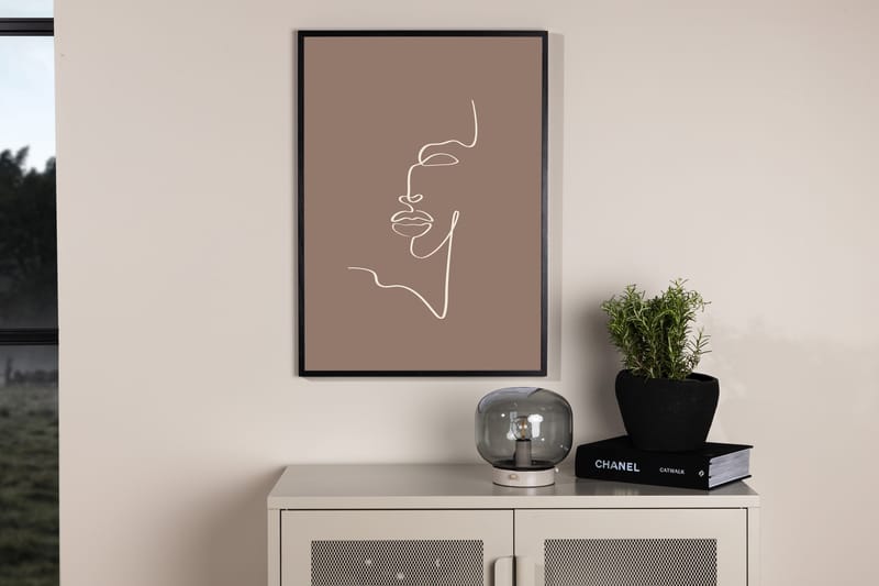 Juliste Siluette 50x70 cm - Ruskea - Sisustustuotteet - Taulu & taide - Juliste