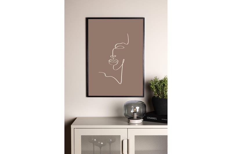 Juliste Siluette 70x100 cm - Ruskea - Sisustustuotteet - Taulu & taide - Juliste